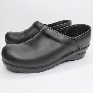 DANSKO Classic Oiled Leather Comfort Clogs Size 39